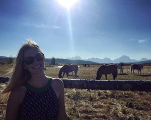 Me in front of horse